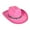 104# Pink, variant on Classic Suede Cowboy Hat for Adult Wide Brim Western Cowgirl Hat Women Fedora Hat with Cow Print Hatband Pink One Size