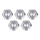 thumbnail image 1 of 5Pcs Momentary Push Button Switch Metal Auto Reset Ultra Thin Waterproof with LED 16mmAC220V Blue, 1 of 5