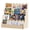 Natural Wood-Large-Wave, variant on Hironpal 4-Tier Kids Bookshelf, Montessori Wood Bookcase for KidsRoom,Bedroom,Playroom,Gift for Boys&Girls,White