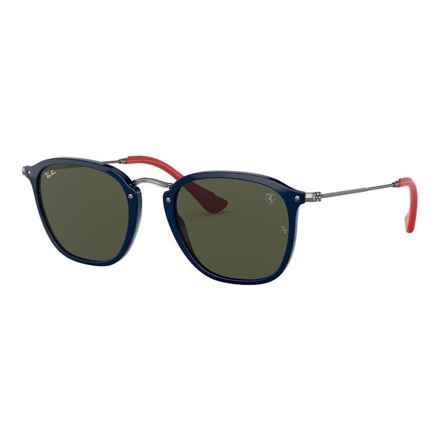Lentes de Sol Ray Ban Rb2448nm F60631 Square Scuderia Ferrari Ray-Ban Rb2448nm F60631 Square Scuderia Ferrari