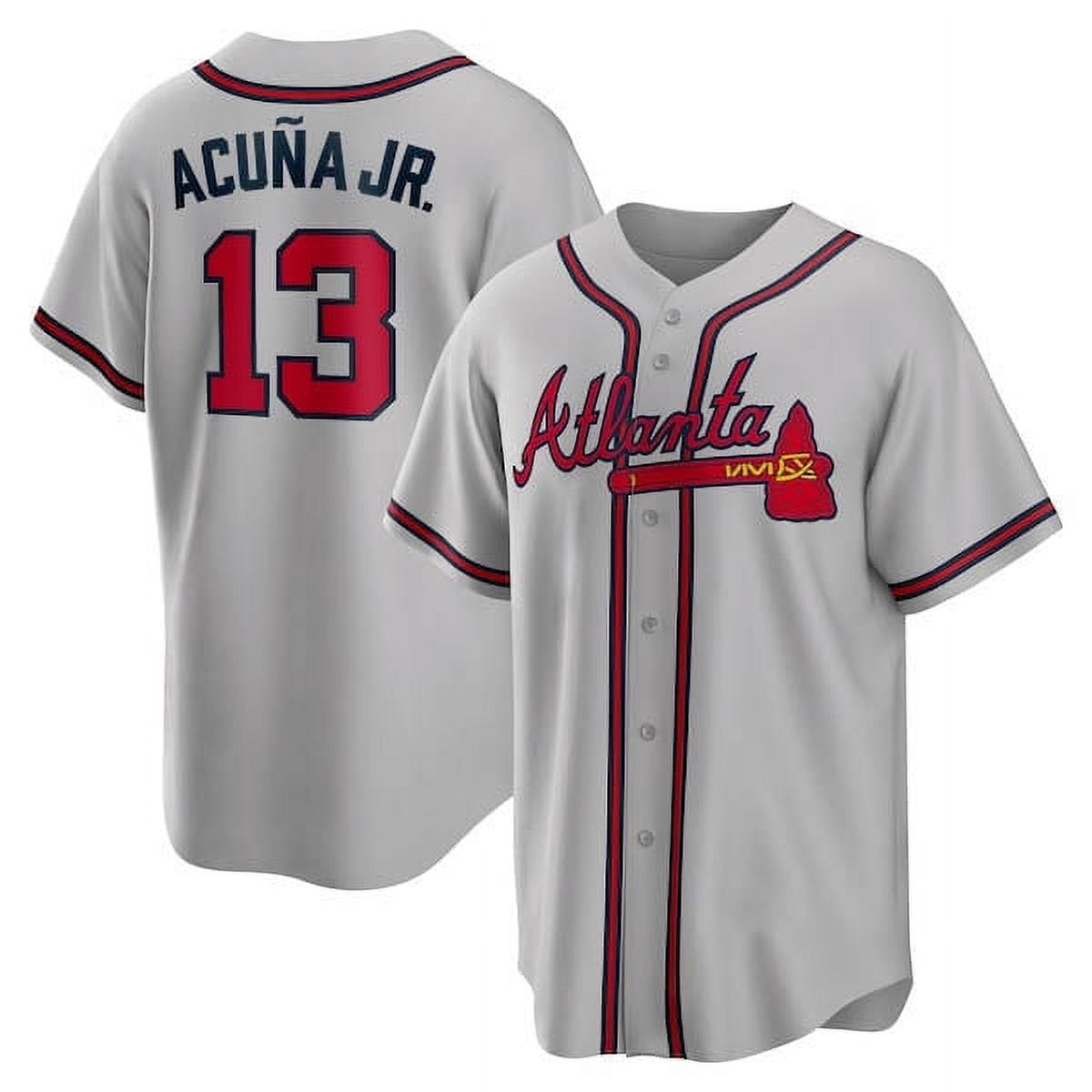 Baseball Red Acuna Jersey Nike Men's Atlanta Braves RONALD ACUŃA