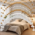 thumbnail image 7 of Crystal Pendant,1*Crystal Door Curtain,Elegant Crystal Glass Bead Curtain Luxurious Window Door Divider for Living Room Bedroom Or Wedding Decor Sparkling Beads, 7 of 7