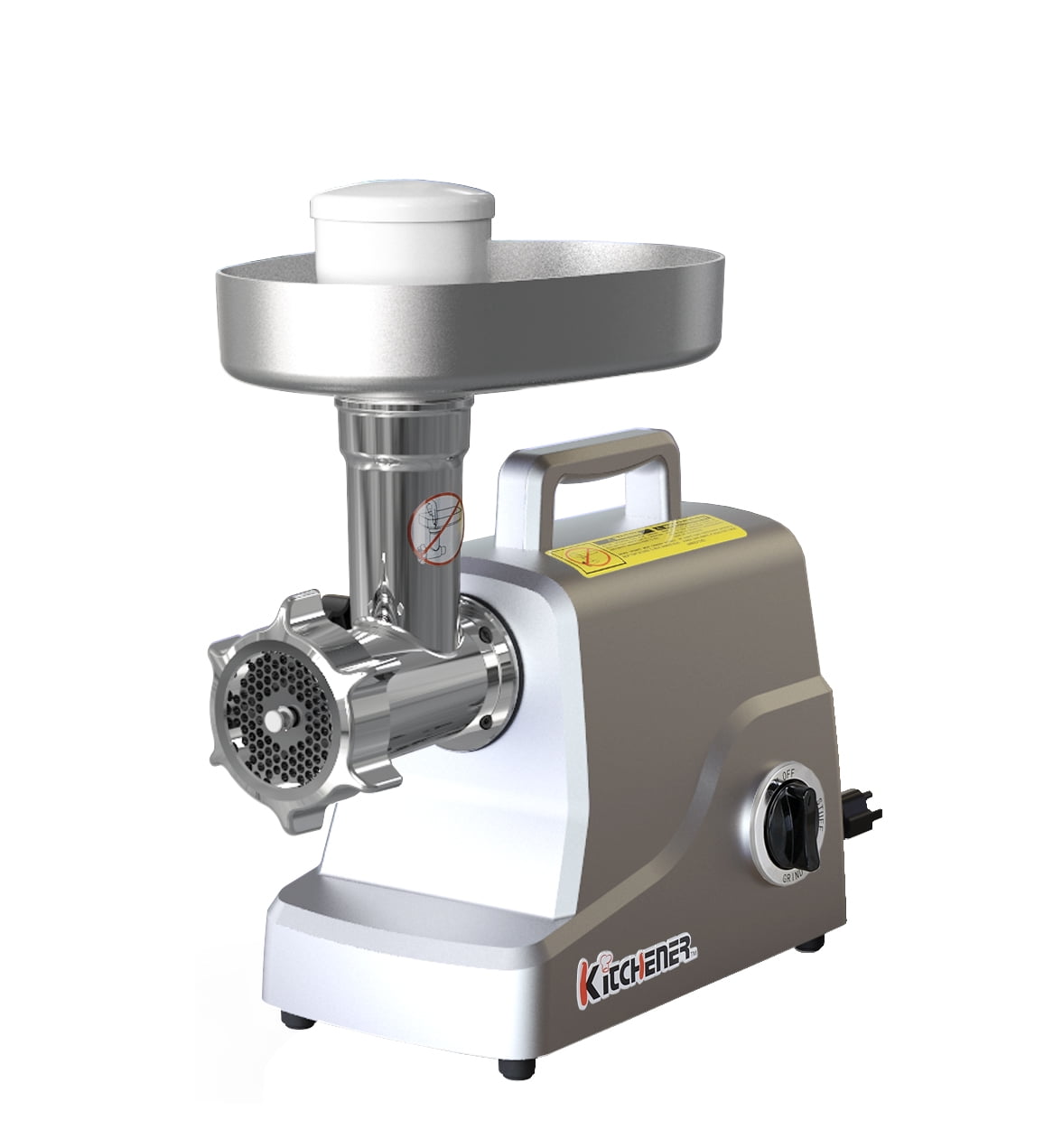 Kitchener Heavy Duty Electric Meat Grinder 2/3 HP (500W), 3speed with