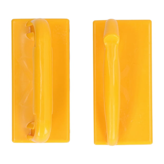 2-Piece ABS Safety Push Block Set with Enhanced Grip & Non-Slip Surface - Sturdy Ergonomic Handle for Secure Control on Table Saws, Routers, Jointers, Forming Machines & Band Saws - Ideal for Wood,