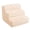 Tan, variant on PETMAKER 3-Step Pet Stairs with Removable Zippered Microfiber Cover, Tan