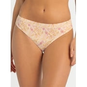 Jessica Simpson Women's Microfiber Tanga, 2-Pack, Size S-L