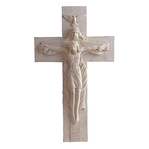 Jesus Cross Atrio with God Holy Religious Crucifixion Wall Decoration