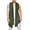 Army Green, variant on Men's Ruffle Shawl Collar Sleeveless Long Cardigan Vest