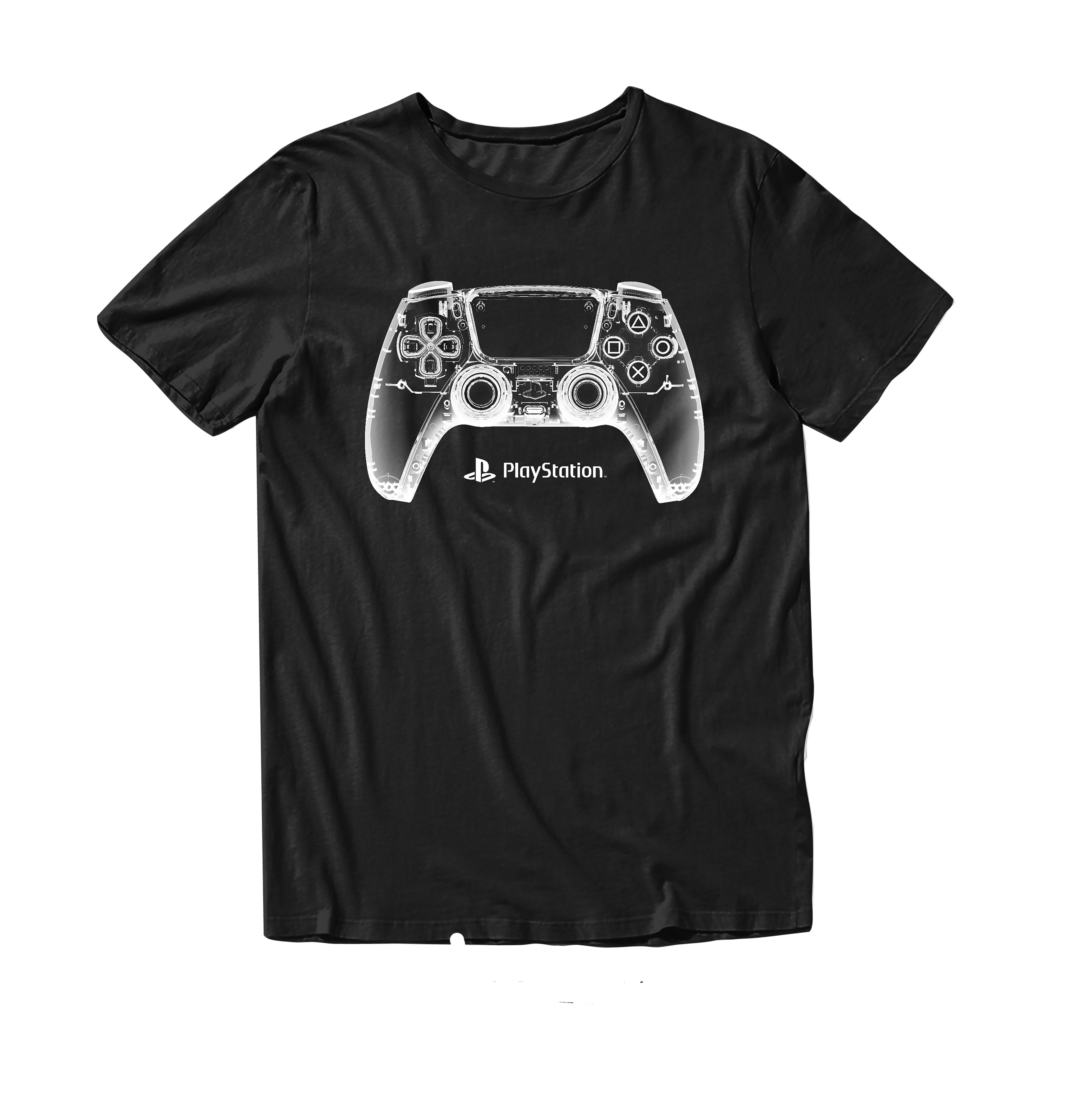 Playstation T-shirt black Fan merch, Gaming
