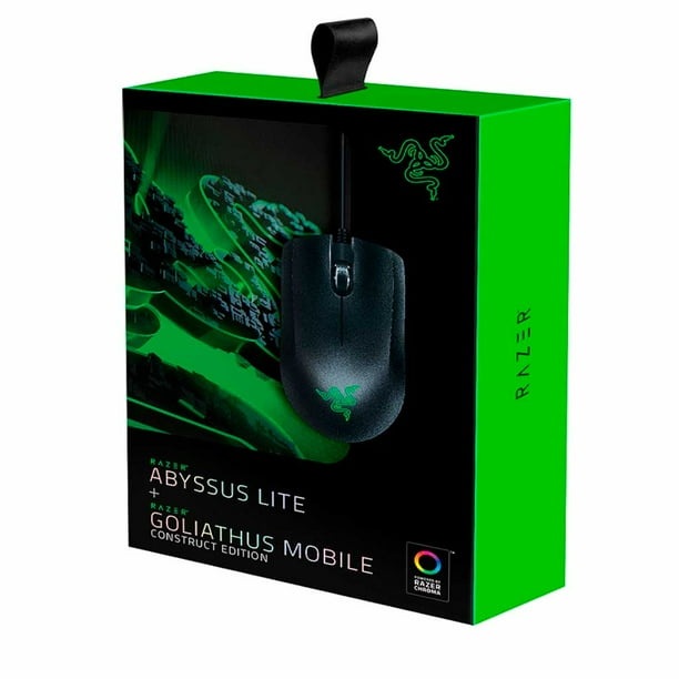 Razer Bundle Mouse Abyssus Lite + Mouse Pad Goliathus Mobile Razer ...