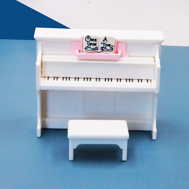 Juguetes en miniatura para niños, Mini instrumento de Piano, modelo de violín para muñeca Bjd Ob11 1:12, casa de muñecas, accesorios de muebles familiares del bosque qym unisex