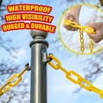 thumbnail image 3 of Anley 50 FT Plastic Chain Links - Safety Barrier Chains for Crowd Control, Caution, Security, Construction Site (2 Inch x 50 Feet, Yellow), 3 of 7