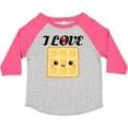 thumbnail image 3 of Inktastic Waffle Lover I Love Waffles Boys or Girls Toddler T-Shirt, 3 of 5