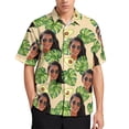thumbnail image 2 of Camisas con hojas de aguacates florales para hombre, ropa con estampado 3D, camisa de playa hawaiana, camisetas de manga corta Y2K, ropa vintage, blusa con solapa, 2 of 5