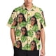 thumbnail image 2 of Camisas con hojas de aguacates florales para hombre, ropa con estampado 3D, camisa de playa hawaiana, camisetas de manga corta Y2K, ropa vintage, blusa con solapa, 2 of 4