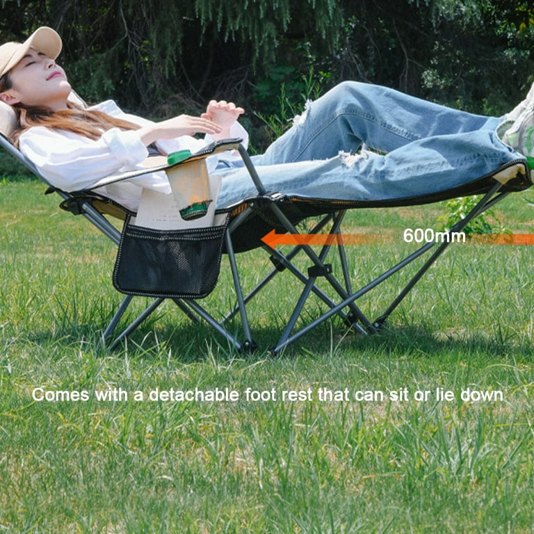 Camping chair online with footrest walmart