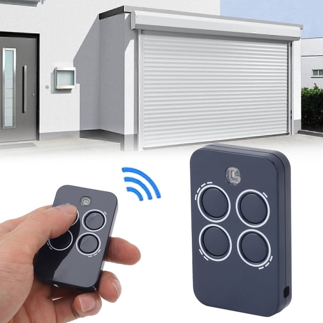 Control Remoto Para Puerta De Garaje, Abridor De Puerta Inalámbrico, Menos Interferencia, Frecuencia De 433 MHz, Batería De Botón De 220 MAh Para Bomba De Agua De Puerta Rodante