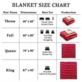 thumbnail image 5 of Sacred Thread Fleece Blanket South Western, Reversible Mexican, Vibrant Aztec Blankets and Throws for Aztec Decor for Home (Pink Flannel / Sherpa) (King (87''x95''), 5 of 10