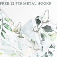 thumbnail image 6 of Eucalyptus Leaf Shower Curtains, Sage Green Spring Botanical Watercolor Plants Bathroom Curtains Bathtub Home Decor Waterproof Fabric Machine Washable with 12 PCS Hooks, 6 of 6