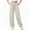 (Fashion 65)Beige, variant on Women's Elastic Waist Crinkle Casual Pants Loose Jogger Trousers with Drawstring Cuffs Comfort Loungewear for Everyday