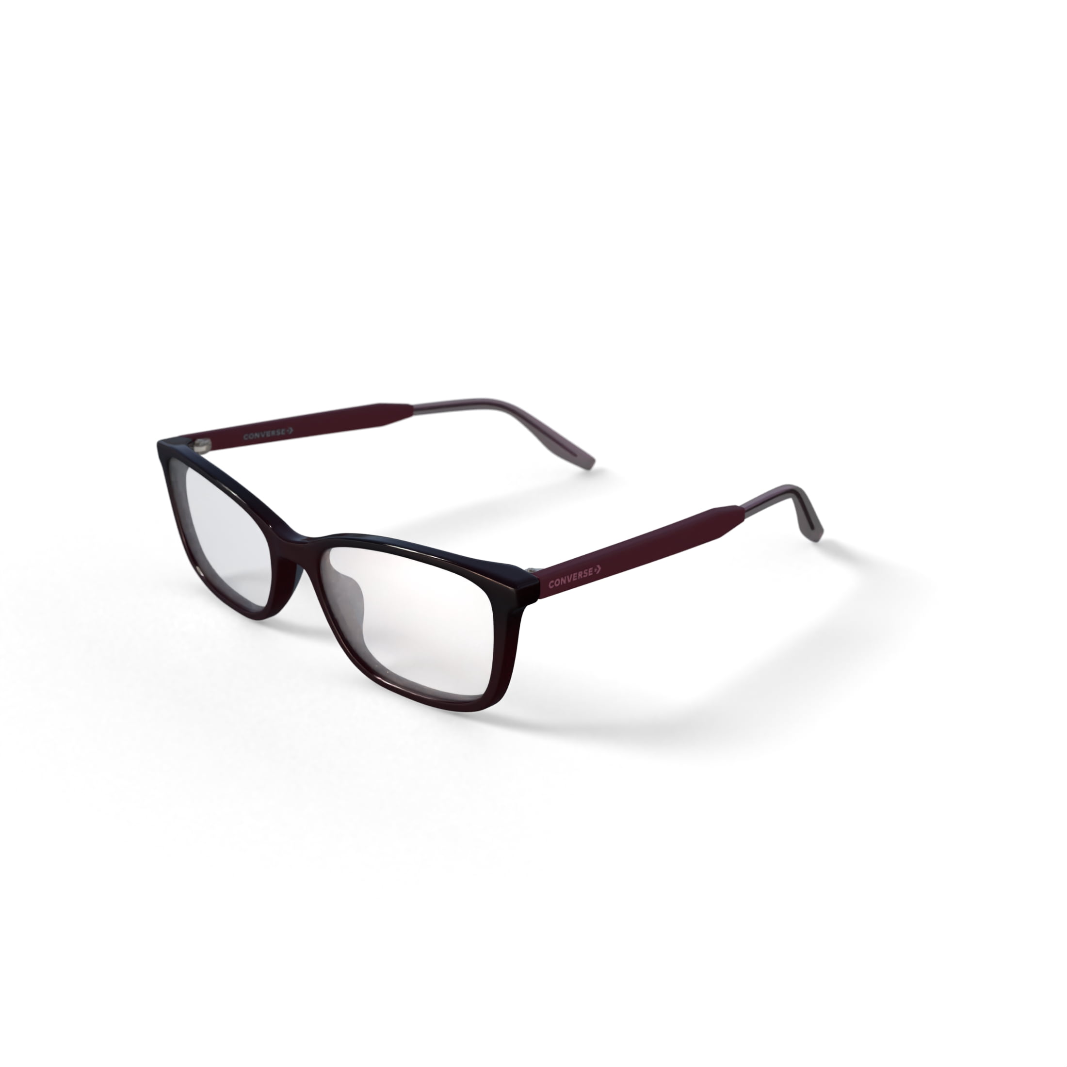 Converse Women's CV5005G Prescription Eyeglasses with Case, Burgundy