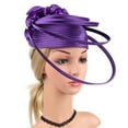 thumbnail image 2 of TRUBKH High Tea Hats for Women Feather Headpiece Tea Hats for Women Tea Party Hats for Women Fascinator for Women Tea Hats Fascinators Hats for Women Purple One Size, 2 of 7