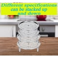 thumbnail image 7 of Gixusil Steamer Rack Stainless Steel Instant Pot Accessories, Silver Cooking Ware Thickened Steaming Rack Stand (10.2 inch/ 26 cm), 7 of 7