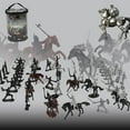 thumbnail image 5 of JWQFBC Knights Toys, Plastic Warriors Medieval Knights Horses Soldier Action 52pcs, 5 of 9