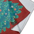 thumbnail image 2 of Cobija Manta FRAZADA de Diseño de Árbol de Navidad Juana Gallo Ultra Suave y ligera, 2 of 5