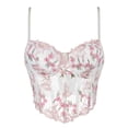 thumbnail image 1 of Birdeem Ceintures pour Femmes Imprimé Tournesol Bandage Rétro Bretelles Corset Débardeur, 1 of 11