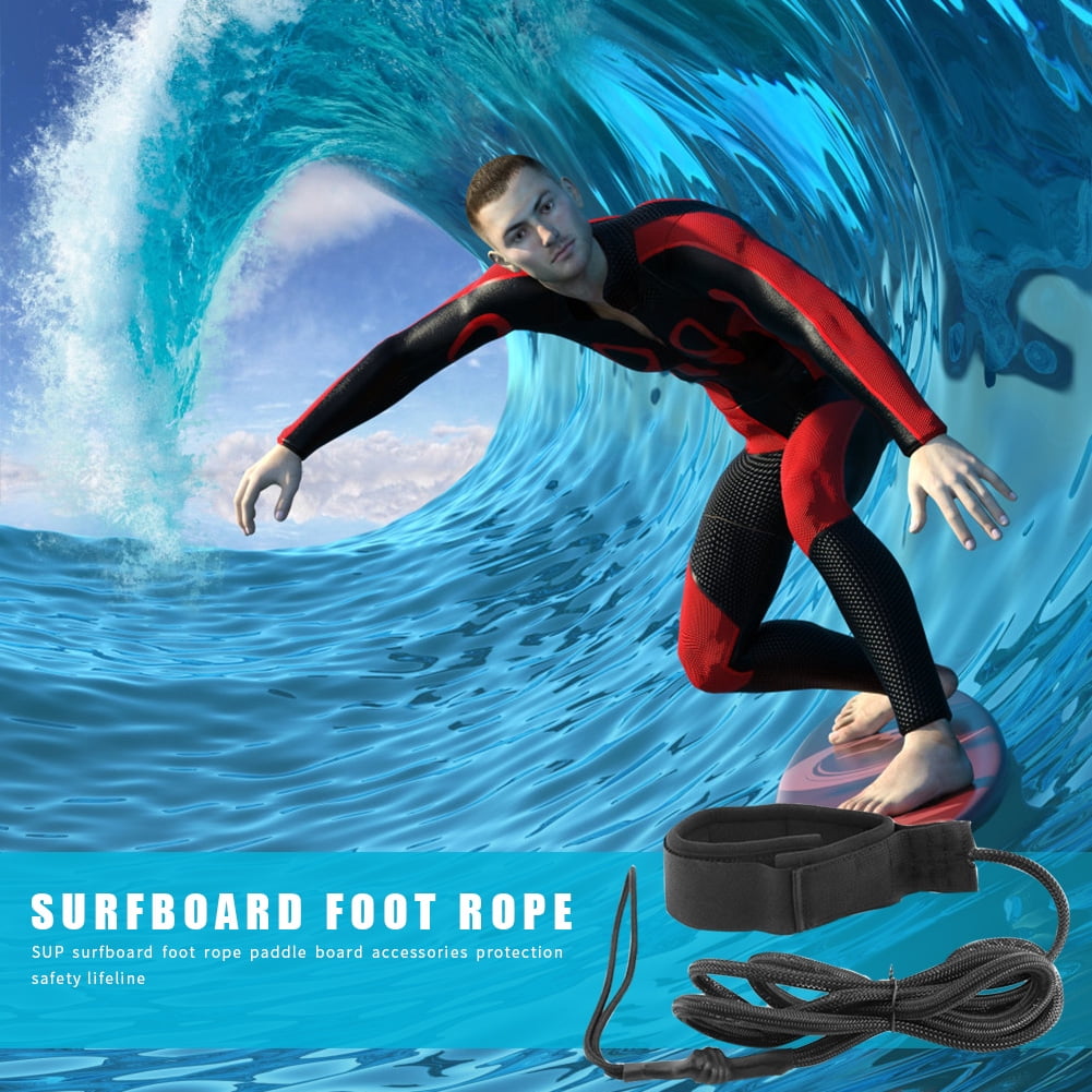 Details about   Surfboard Leash Foot Rope Stand Up Paddle Board Protection Leg Ankle Strap @ 