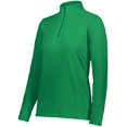 thumbnail image 1 of Augusta Sportswear Femmes Standard Micro-Lite Polaire 1/4 Zip Pull, Kelly, X-Large, 1 of 1
