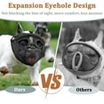 thumbnail image 4 of Short Snout Dog Muzzle for French Bulldog with Full Pant Design to Prevent Eating Biting, Soft Mesh Dog Muzzle for Shih Tzu Pug English Bulldog for Grooming Walking, Allow to Drink and Feed, 4 of 7