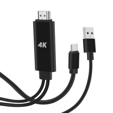 AV Cable USB-C to 4K HDTV Adapter for Samsung Galaxy S22/Ultra/Plus Phones - TV Video Hub TYPE-C Charger Port Projector Converter Compatible With Samsung Galaxy S22/Ultra/Plus