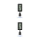 thumbnail image 1 of Ounissouiy Termómetro Celsius/Fahrenheit higrómetro ajustable ventosa interior invernadero temperatura humedad medidor para escaparate negro Negro 2piezas Ounissouiy CBP212228, 1 of 6