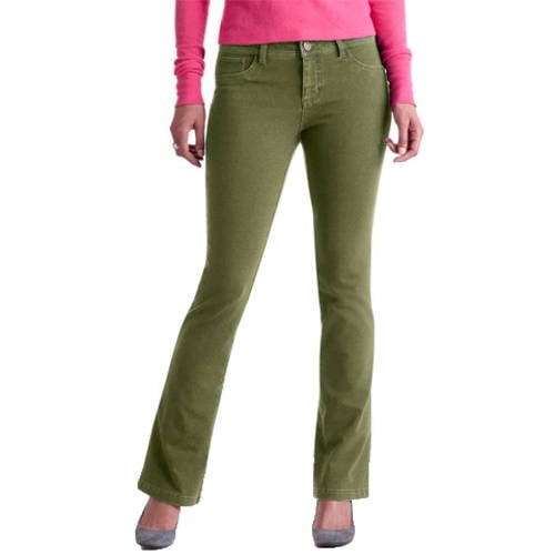 faded glory women's ponte bootcut pants petite