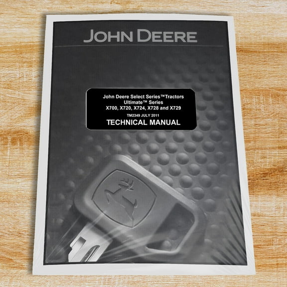 John Deere X700, X720, X724, X728 Lawn Tractor   Service Manual - Part Number # TM2349