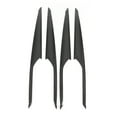 thumbnail image 1 of Inner Door Panel Trim, Simple Installation ABS Interior Door Panel Cover 4pcs Antiaging Wearproof  for Car, 1 of 7