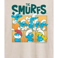 thumbnail image 3 of The Smurfs - Smurf Grid - Women's Oversized Graphic T-Shirt, 3 of 5