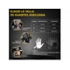 thumbnail image 3 of Guantes Gym Xtellar negro Pesas Deportivos Muñequeras Mujer Hombre, 3 of 5