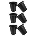 thumbnail image 5 of Stri Set of 6 round plastic flower pots for plants, 5 of 6
