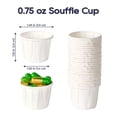 thumbnail image 3 of Vasos desechables de papel para medicina con soufflé, 22 ml, LITOPAK, 500 unidades, 3 of 7