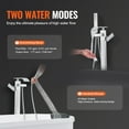 thumbnail image 4 of KFFKFF Freestanding Bathtub Faucet Floor Standing Bathroom Two Modes 360?? for Bathing, 4 of 9