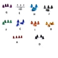 thumbnail image 3 of 4pcs Tire Valve Stem Caps Replacement Accessory Professional Covering Accessories Modified Components Solid Color Wheel Air Cover Replacement Sky blue, 3 of 6