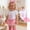 A-Hot Pink, variant on Easter Outfits Infant Boys Girls One Piece Cute Easter Bunny Costume Short sleeved First Easter Boy Boys Pajamas Size 0-3 Months