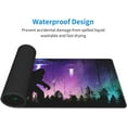 thumbnail image 6 of Funny Bigfoot Green Forest Galaxy Purple UFO Mouse Pad XL Extended Desk Mat, Non Slip Rubber Base Stitched Edge Gaming Pc Desktop Large Mice Pad,31.5 X 11.8 Inch, 6 of 6