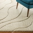thumbnail image 7 of Modway Jubilant Abound Abstract Swirl 5x8 Shag Area Rug in Creame and Beige, 7 of 7