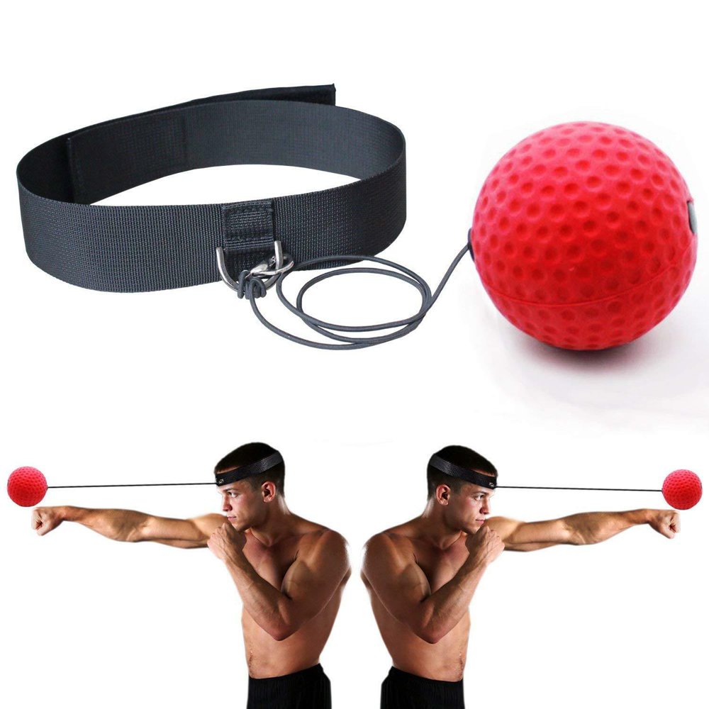 2020 New Boxing Fight Ball with Head Band Speed Training Reflex Reaction Gym Exercise(1 Fight
