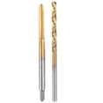 thumbnail image 1 of Uxcell 1pcs 4-40 UNC Straight Flute Thread Tap 1pcs 2.3mm Drill Bit Ti-Coated Set, 1 of 7