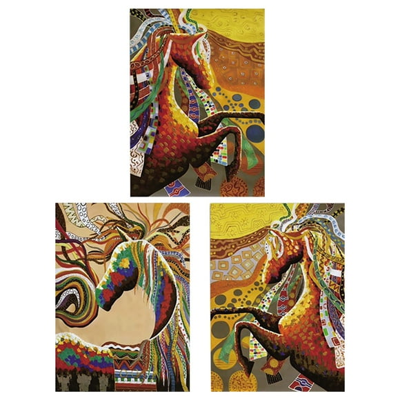 3Pcs Oil Painting Wall Artwork Picture Canvas Abstract Print Oil Paintings Home Decorations No Frame, xyt5995, 30x45cm